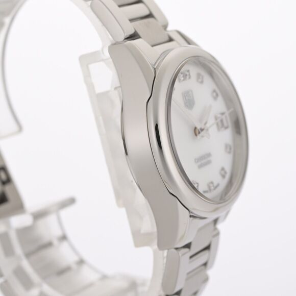 TAG Heuer Carrera WAR2414 Diamond Calibre 9 MOP 29mm Ladies Watch Serviced +Box main image 15